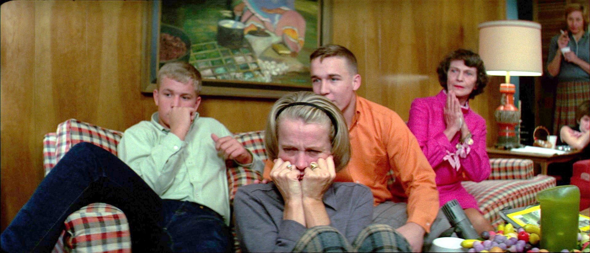 Edwin, Susan, Frederick and Margerie Borman watch the liftoff of Apollo 8 December 21st 1968