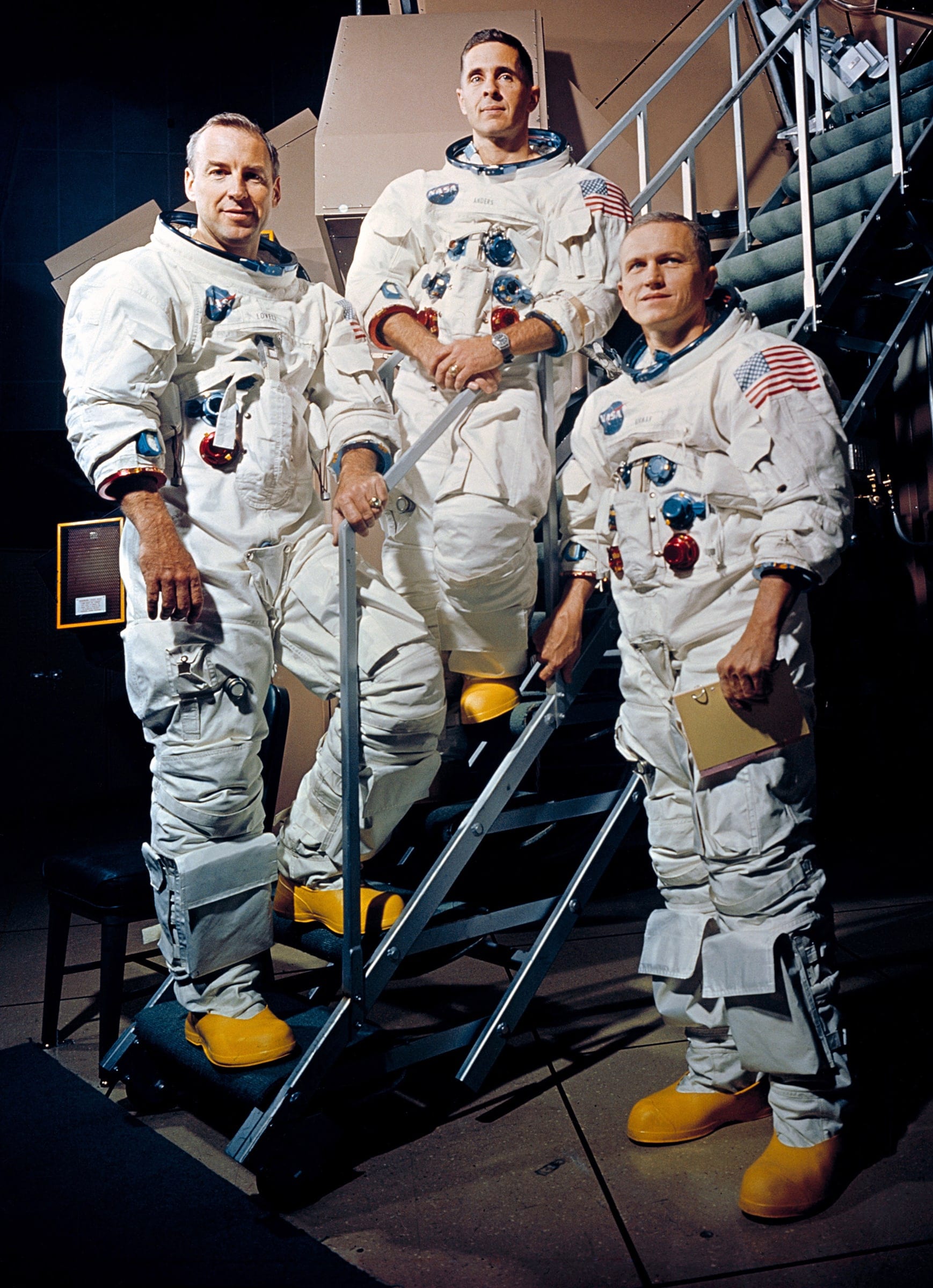 The Apollo 8 Crew - Lovell, Anders and Borman