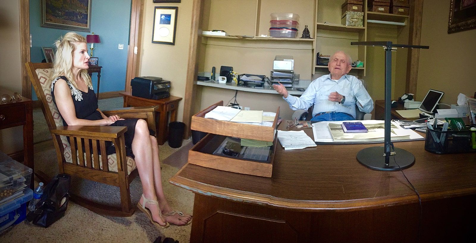 Liisa Jorgensen and Frank Borman