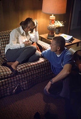 A moment of reflection prior to Frank's Apollo 8 mission